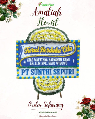 Papan Bunga Duka di Sidamukti