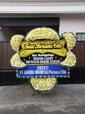 Papan Bunga Duka di Sidamukti