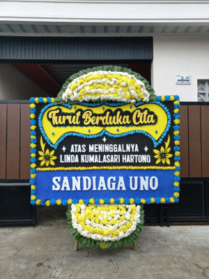 Papan Bunga Duka di Sidamukti